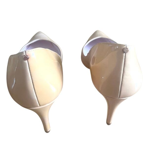 Ted Baker Nude‎ Patent Leather Heels Size 40 | Pointed Toe Classic Pumps Luxury - Picture 4 of 9